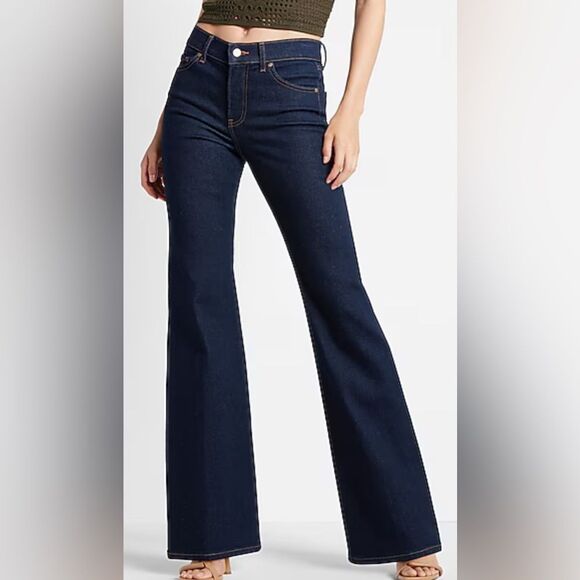 NWT Express 70’s mid rise Flare jeans. Sz 4. - Picture 1 of 11